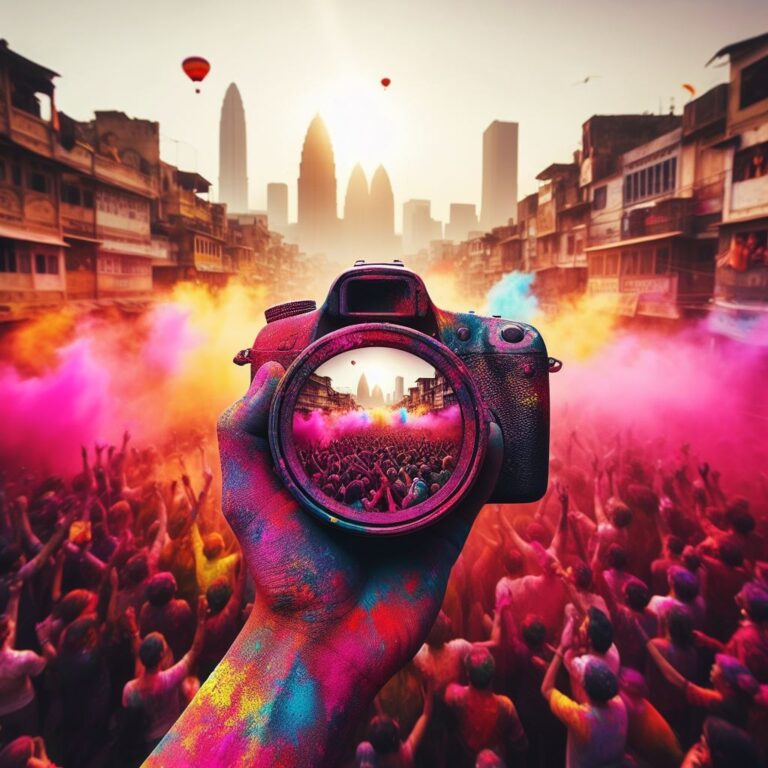 Photography: Capturing Holi’s Vibrant Colours and Celebrations